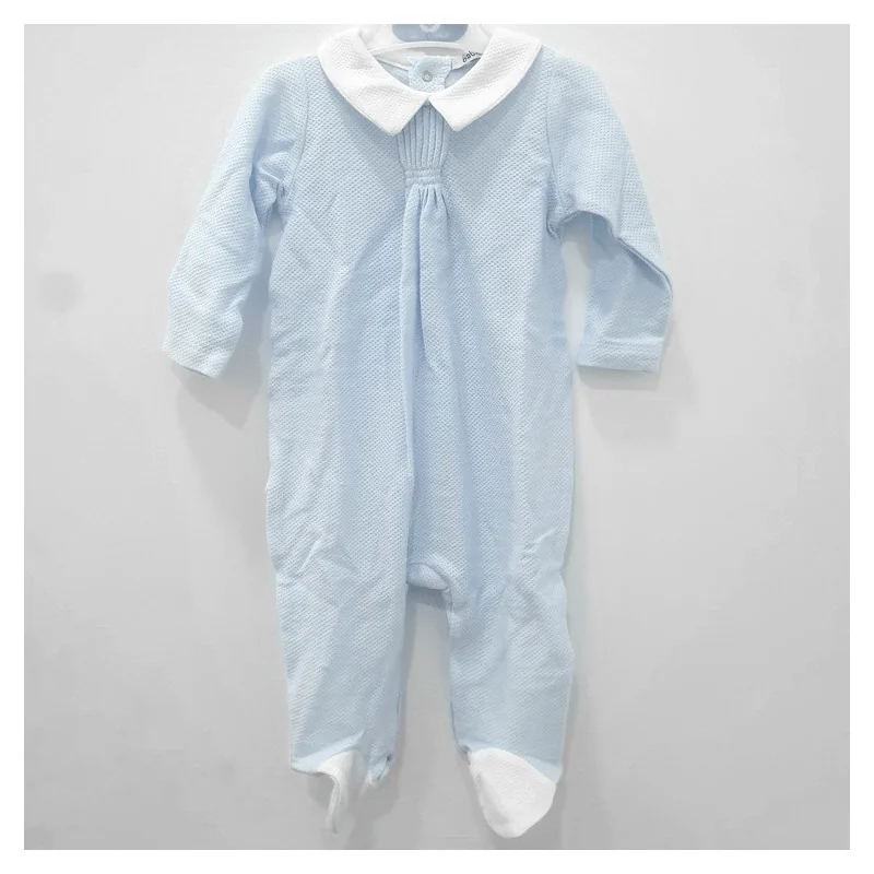 Grenouillère coton bleu 18 mois Babidu Grenouillère coton bleu 18 mois Babidu