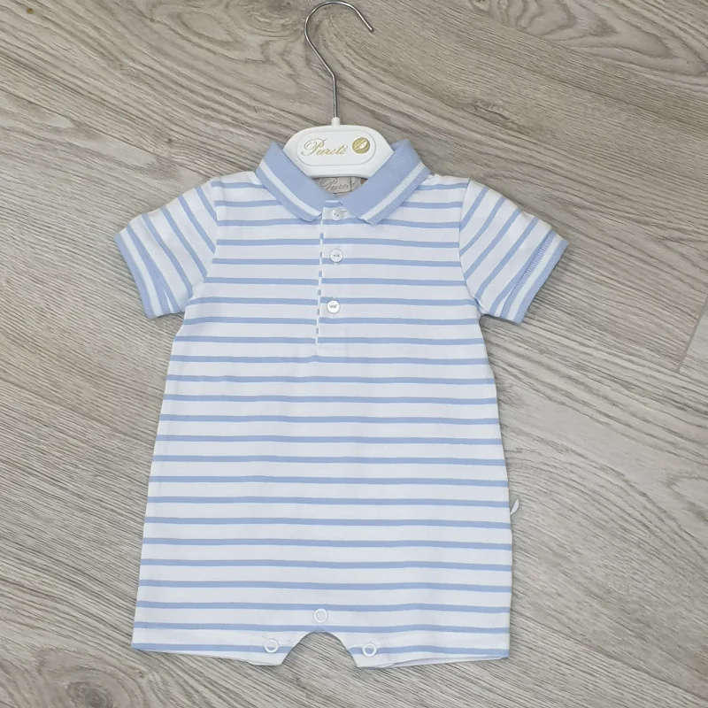 Girls' cotton romper 3 months Pureté du bébé
