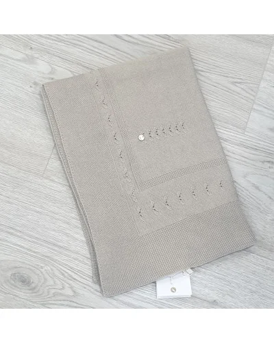 Couverture en coton marron Pureté du bébé