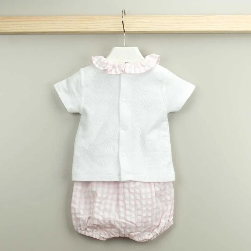 Ensemble Alba T-shirt & Culotte Rose Babidu