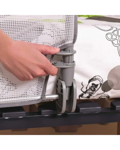 Barrière de sécurité pour lit enfant 90 cm gris Safety 1st