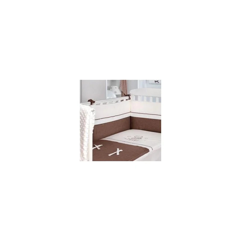 Tour de lit Juguete marron 70x140 Bimbidreams