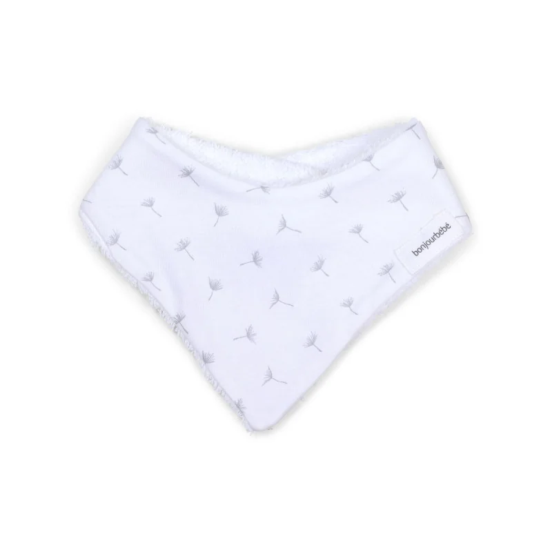 Babero bandana gris BonjourBébé Premium