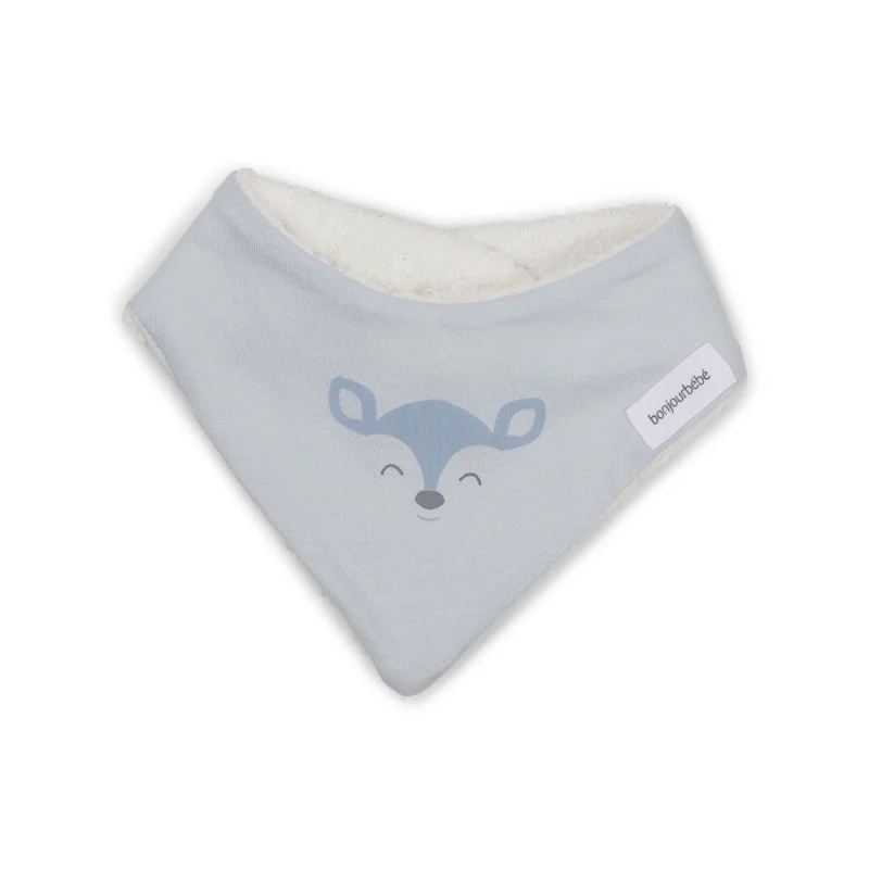 Babero bandana azul BonjourBébé Premium