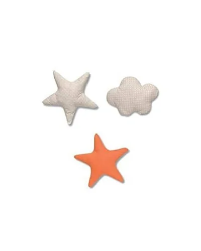 Coussin de décoration 1P Elefante Etoile Orange Bimbidreams