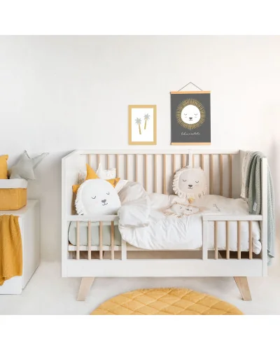 Funda nórdica Nairobi mostaza BonjourBébé Premium