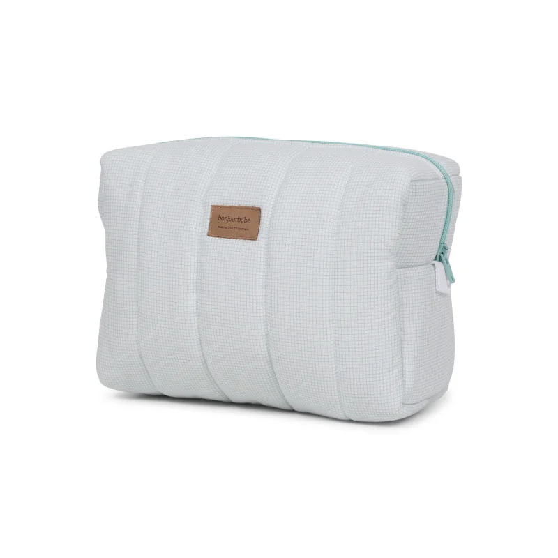 Neceser de algodón azul BonjourBébé Premium