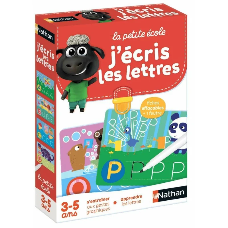 La petite école J'écris les lettres writing game Nathan La petite école J'écris les lettres writing game Nathan