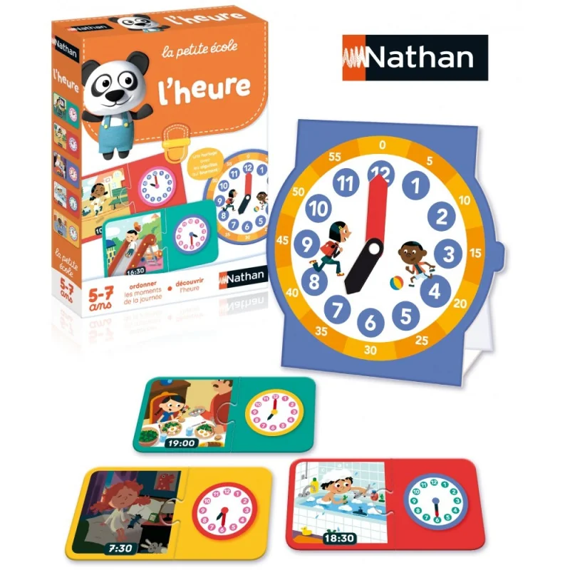 Juego educativo La petite école L’heure Nathan