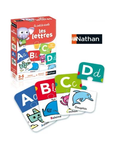 Juego educativo La petite école Les lettres Nathan