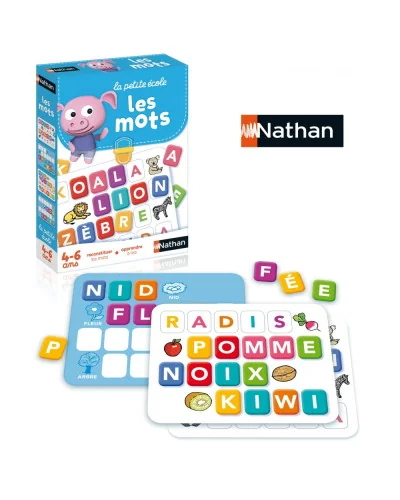 Puzle educativo La petite école Les mots Nathan