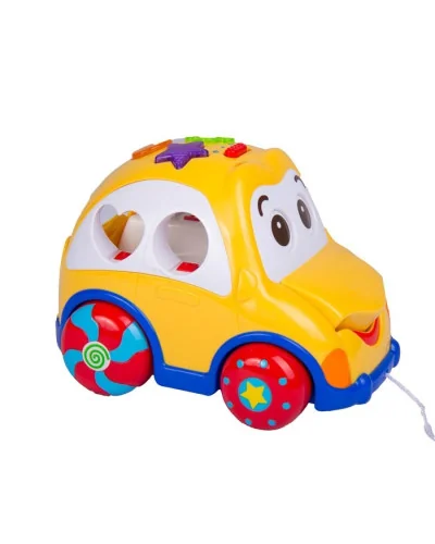 Voiture d'activités à tirer Rhymes & Sorter Winfun avec trieur de formes