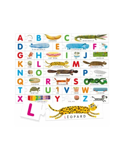 Jeu Montessori Alphabet Tactile Headu