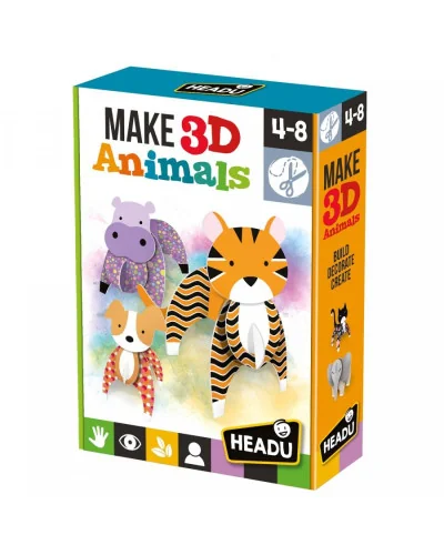 Jeu éducatif Make 3D Animals Headu