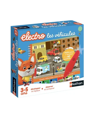 Jeu de société Electro Les Véhicules Nathan