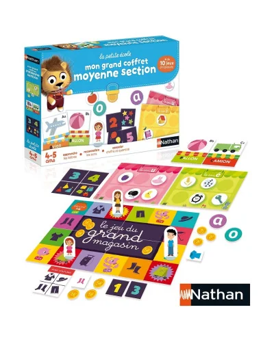 Coffret de jeux éducatifs Moyenne Section Nathan