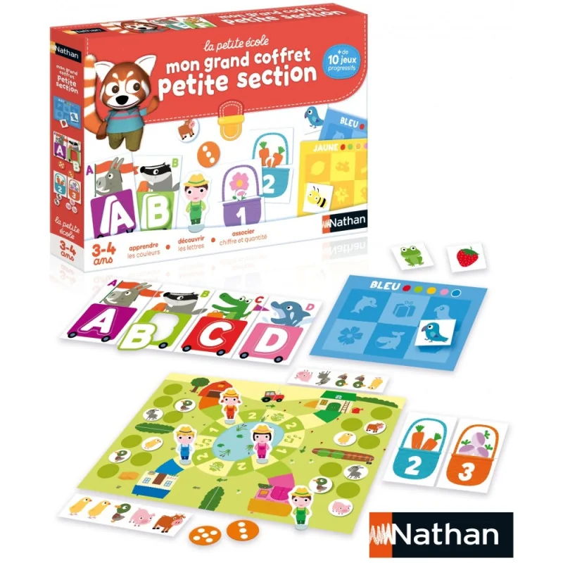Coffret de jeux éducatifs Petite Section Nathan Coffret de jeux éducatifs Petite Section Nathan