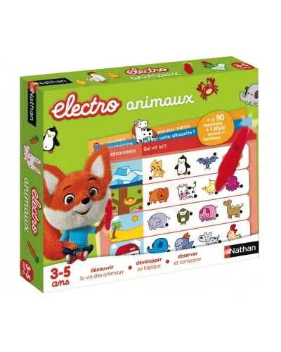 Jeu de société Electro Animaux Nathan
