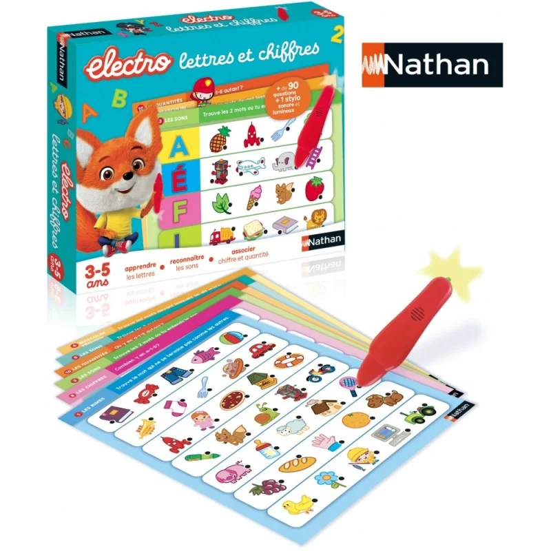 Jeu Electro Lettres et Chiffres Nathan