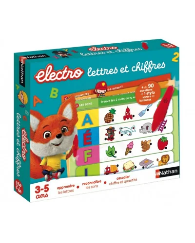 Jeu de société Electro Lettres et Chiffres Nathan
