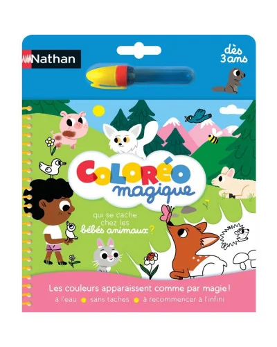 COLOREO BEBES ANIMAUX NATHAN