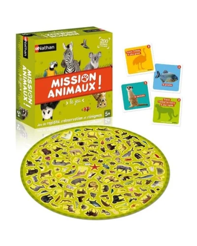 Juego de mesa Mission Animaux Nathan