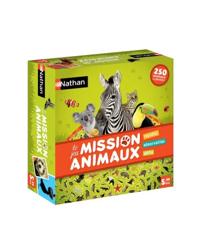 Juego de mesa Mission Animaux Nathan