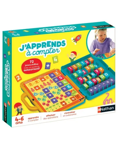 Juego educativo en maletín J’apprends à compter Nathan