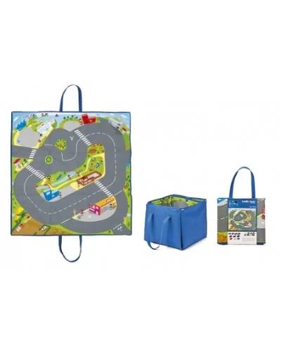 Tapis de jeu pour voitures 100 x 100 cm Miniland