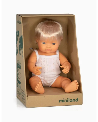 Poupée Européenne Garçon 38 cm Miniland