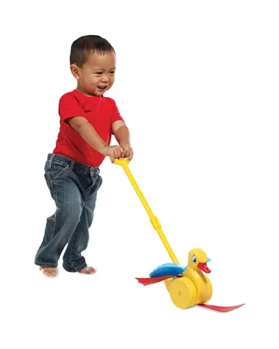 Trotteur Pousseur Canard Quack et Flap 1-3 ans Quercetti
