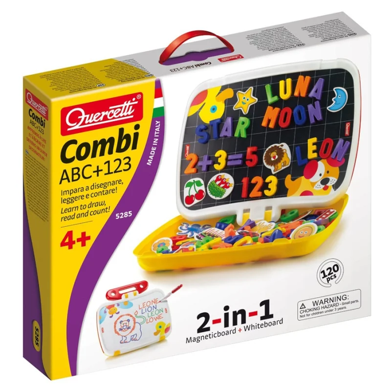 Jouet éducatif Combi ABC+123 dès 4 ans Quercetti Jouet éducatif Combi ABC+123 dès 4 ans Quercetti
