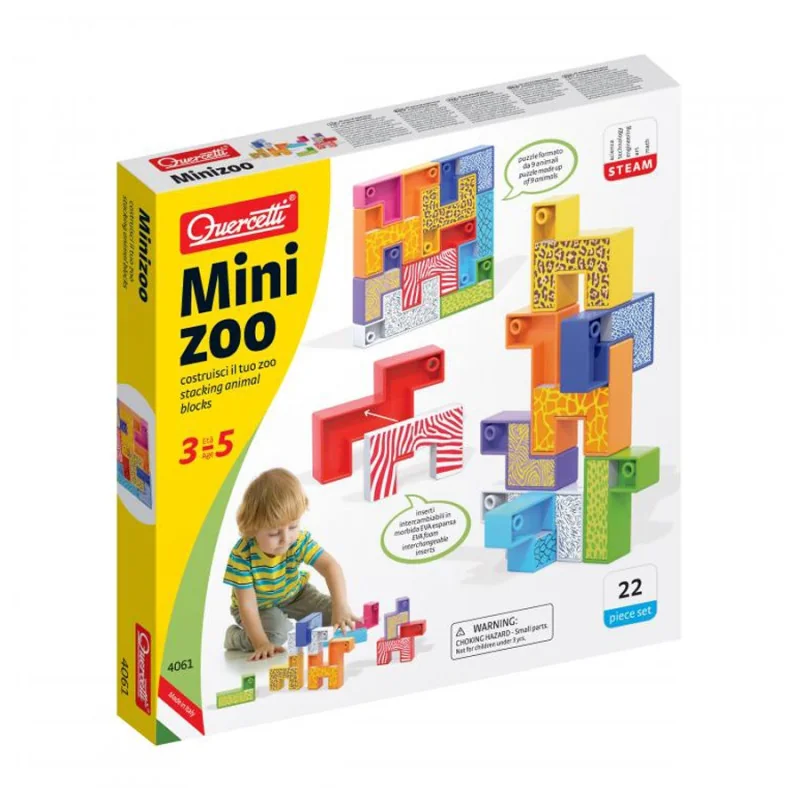 Jouet de construction Mini Zoo Quercetti