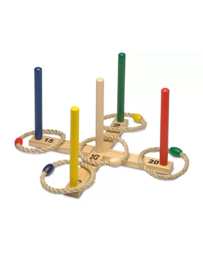 Jeu d’adresse en bois Rings Stick Cayro