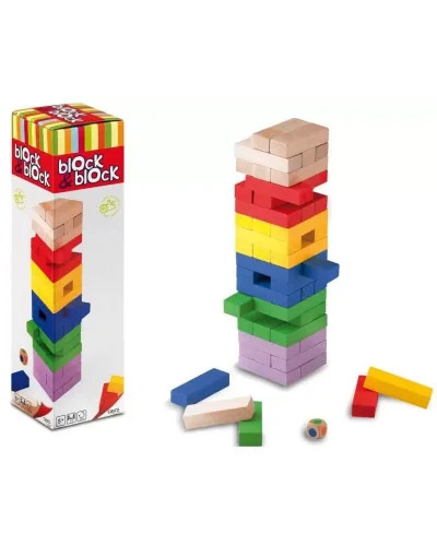 Jeu d’adresse Blocks en bois Cayro