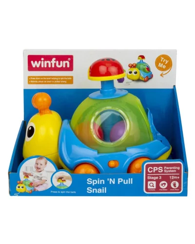Escargot à tirer Spin N Pull WinFun