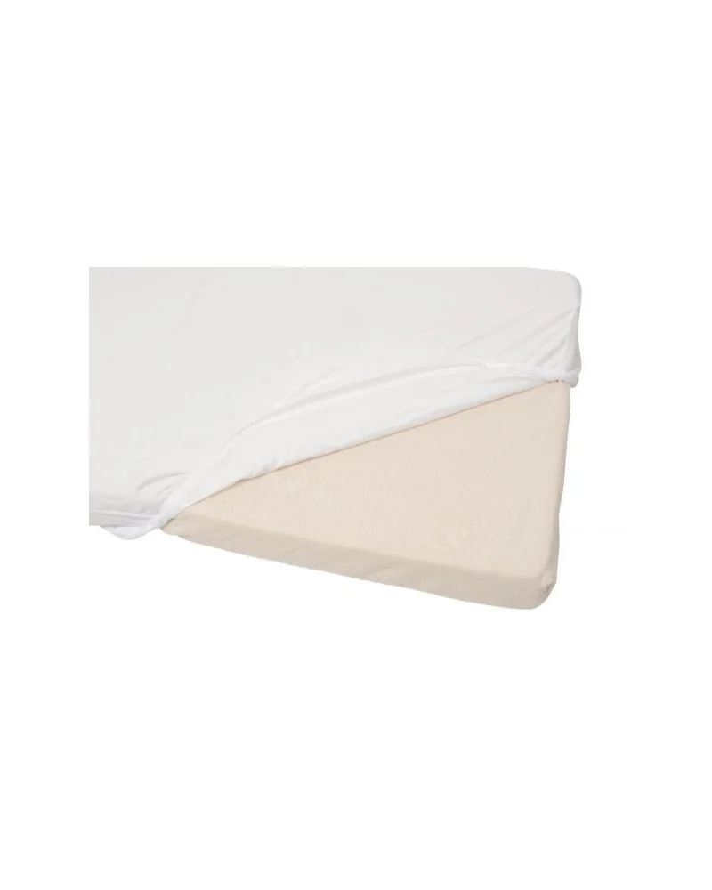 Drap Housse Impermeable Pour Lit Matelas 60x1 Cm Blanc Candide