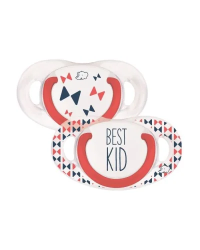 Sucette Natural Physio silicone décor Best Kid 6-18 mois de Bébé Confort
