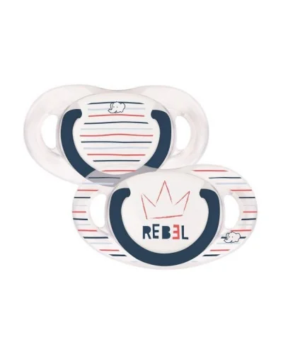 Chupete Natural Physio silicona Rebel 18-36 meses Maxi-Cosi
