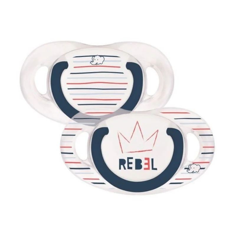 Chupete Natural Physio silicona Rebel 18-36 meses Maxi-Cosi