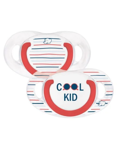 Sucette Natural Physio silicone décor Cool Kid 18-36 mois de Bébé Confort