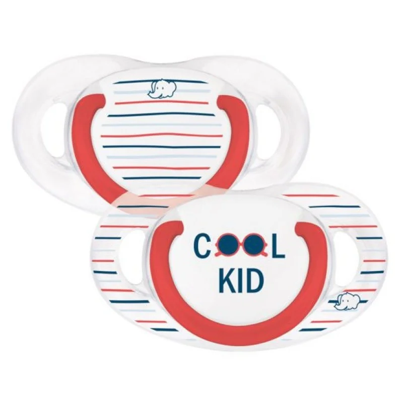 Sucette Natural Physio silicone décor Cool Kid 18-36 mois de Bébé Confort