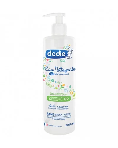 Dodie 3-in-1 cleansing water 500 ml – front view