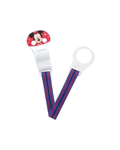 Attache-sucette ruban Mickey Dodie
