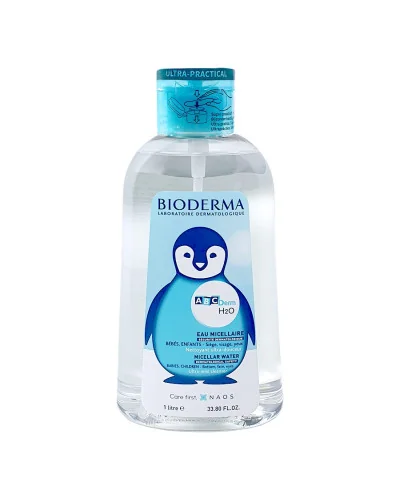 Eau Micellaire Bioderma ABCDerm nettoyant ultra-douceur 1L