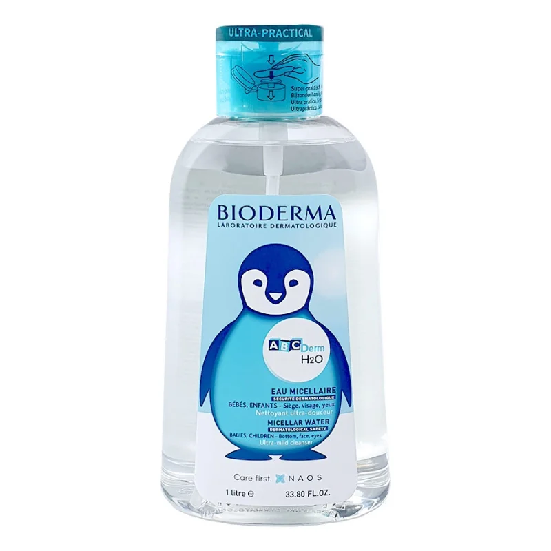 Eau Micellaire Bioderma ABCDerm nettoyant ultra-douceur 1L