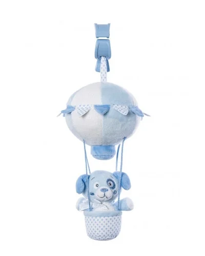 HOCHET MONTGOLFIÈRE SWEET WOOLLY Bleu chien Saro Classic