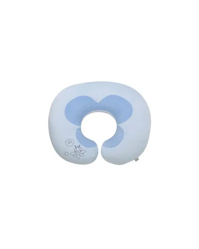 Coussin d’allaitement Sweet Woolly bleu Saro Classic
