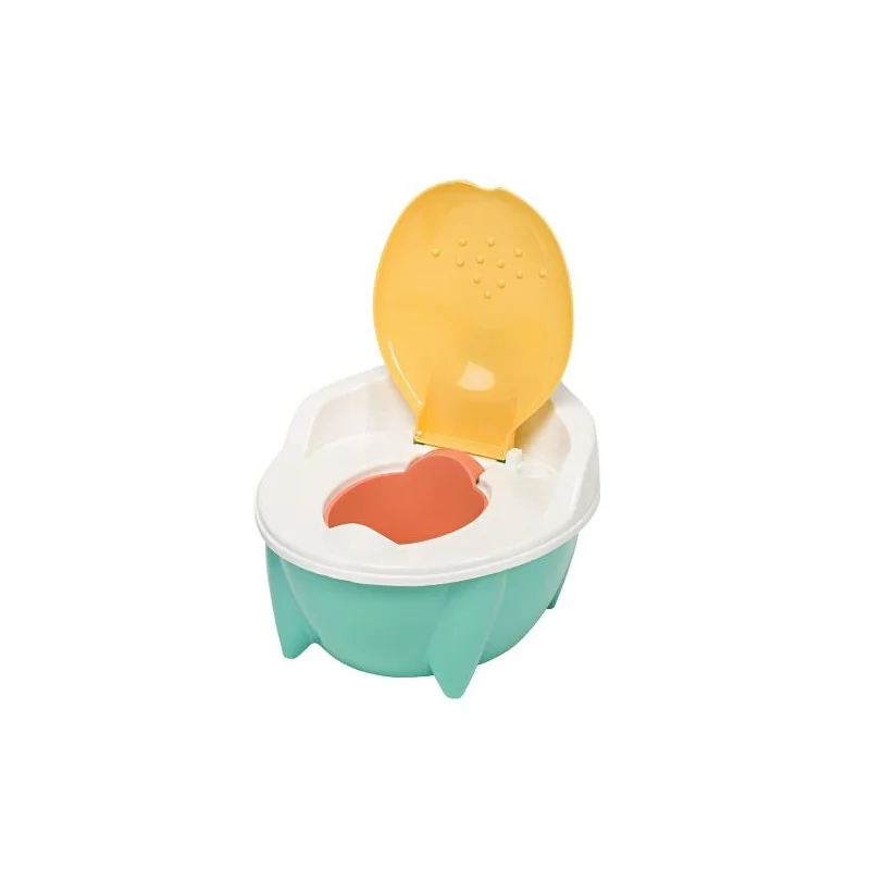 Pot de toilette musical wc turquoise Saro