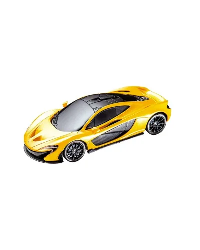 Mini voiture de collection McLaren P1 jaune 1:43 Mondo Motors